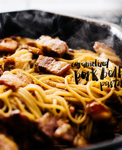 Vietnamese Caramelized Pork Belly Pasta Recipe