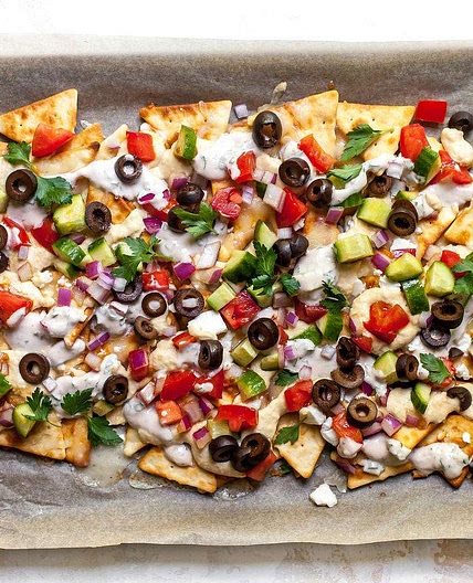 Mediterranean Nachos Are the Appetizer Your Summer Needs