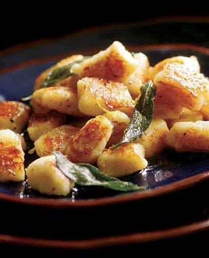 Swiss chard gnocchi with brown butter an d parmesan