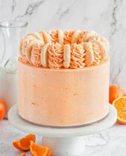 Gluten-Free Orange Creamsicle Cake (Dairy-Free)