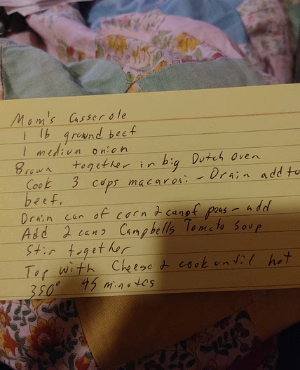 Mom's casserole