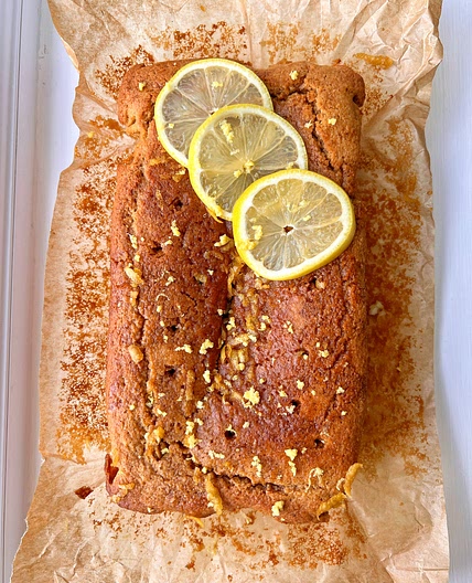 Lemon Drizzle Cake (gluten-free & vegan)