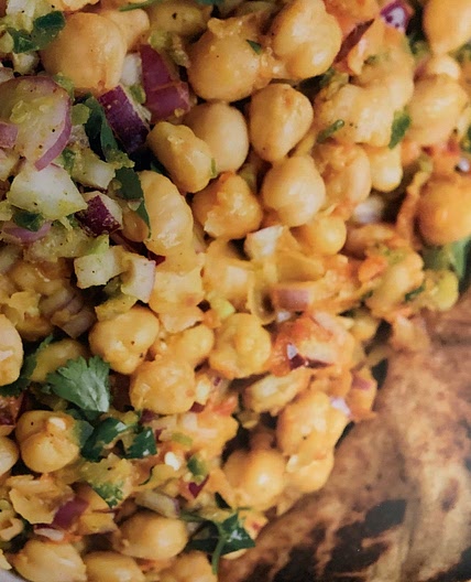 Hot-and-Sour Curried Chickpeas