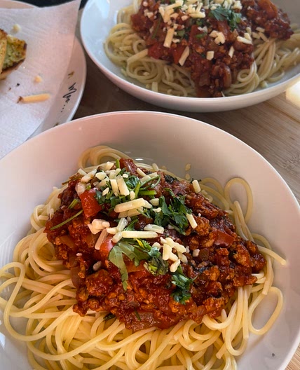 Moroccan Spaghetti Bolognaise