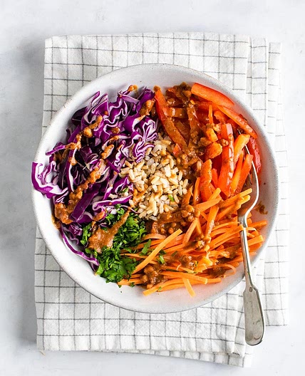 Simple Satay Buddha Bowl