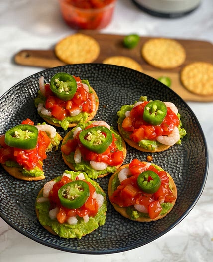 Mini nacho bites (60 calories each)