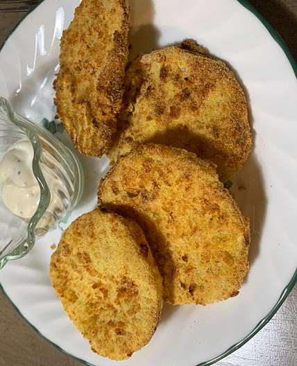 Air Fryer Fried Green Tomatoes