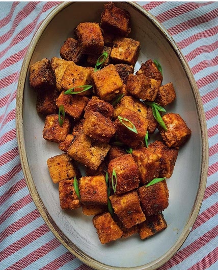 CRISPY PAN FRIED TOFU