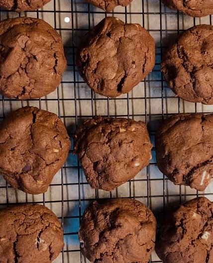 Triple chocolate cookie nyc styles 