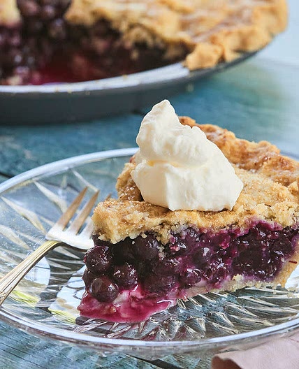 Grandpa's blueberry pie