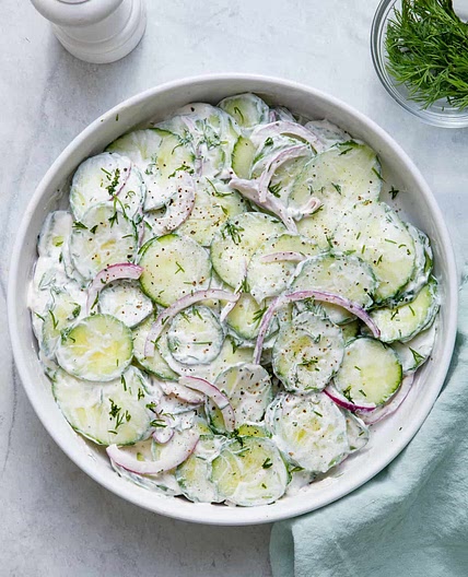 Creamy Cucumber Salad