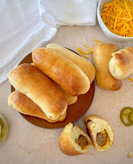 Vegan Kolaches (Texas Klobasnek)