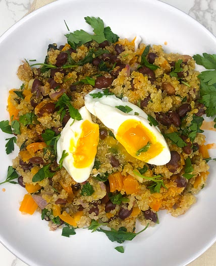 Parsley Quinoa With Red Beans