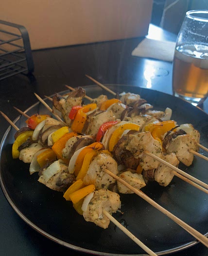 Chicken & Veggie Kebabs