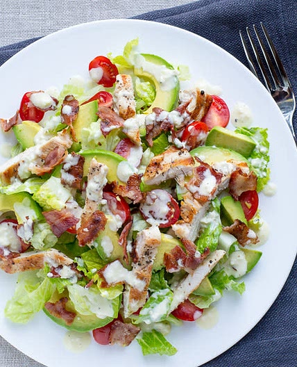 BLT Salad with Chicken an