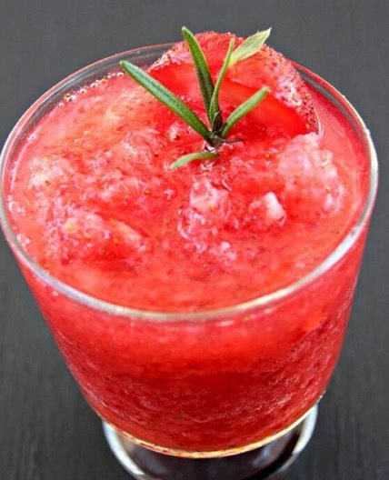 Strawberry Vodka Slush Crush