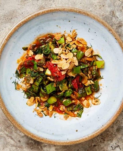 Tomato, Kale and Spinach with Pearl Barley