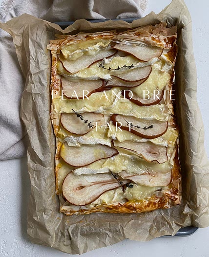 Pier and Brie tart