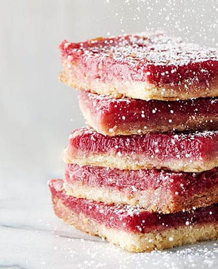 Hibiscus Lemon Bars