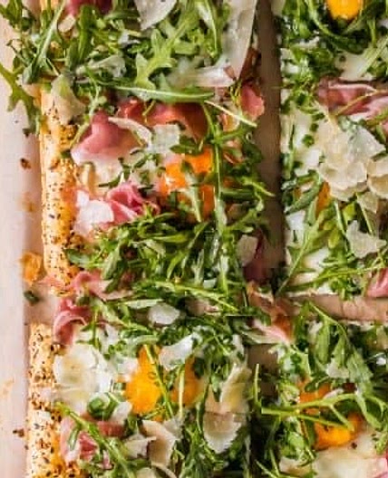 Baked Prosciutto and Egg Breakfast Tart - Lena's Kitchen