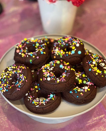 Allergy Friendly Chocolate Cake Donuts