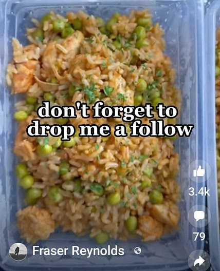Easy honey chicken with rice and peas