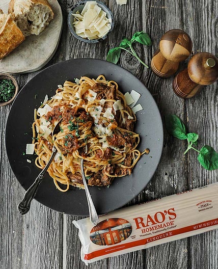 Linguine with Beef Ragu