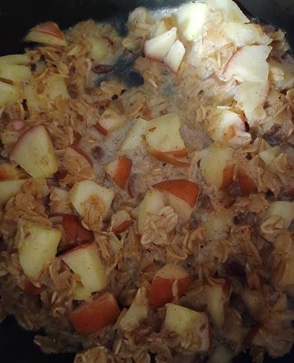 Dates and apple oatmeal