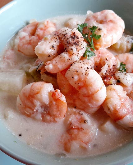 seafood chowder shared by ChelseaRiz on We Heart It