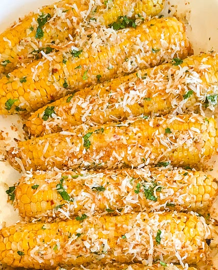 Grilled Corn with Coconut Curry Butter