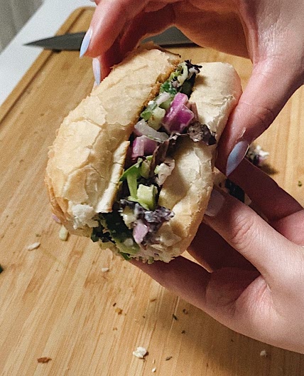 Mediterranean Veggie Sandwich