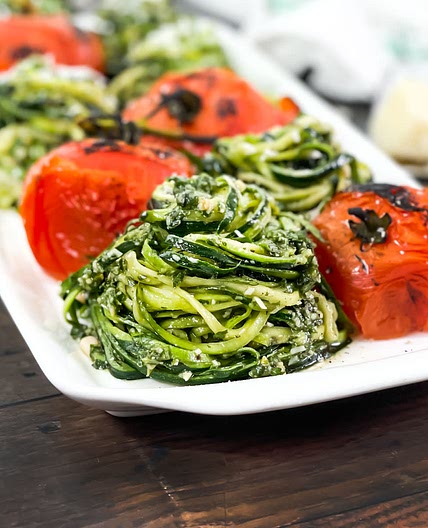 Zoodles with Pesto