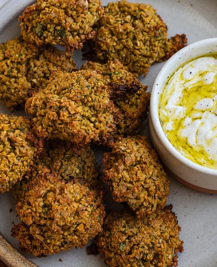 Crispy Baked Falafel Gluten Free