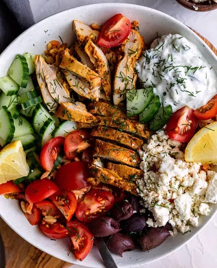 Shawarma Hummus Bowls