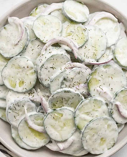 Creamy Cucumber Salad