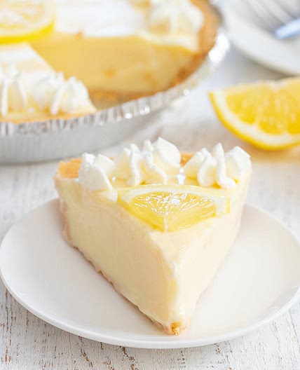2 Ingredient No Bake Lemon Pie