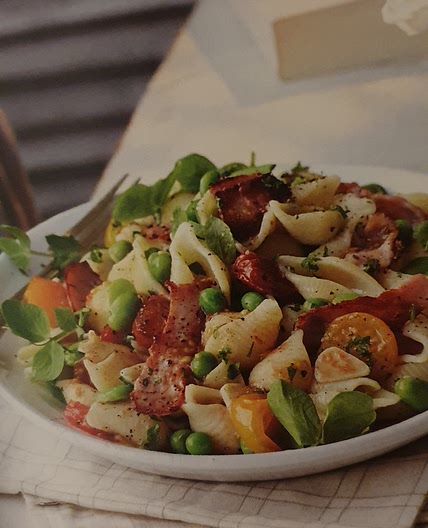 Bacon and roast tomato pasta