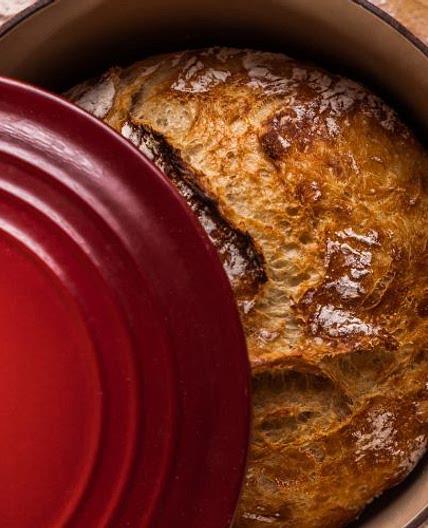 No Knead Artisan Bread - Frugal Fit Mom