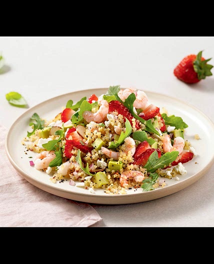 Salade de quinoa et crevettes nordiques