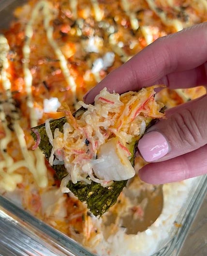 Sushi bake recipe
