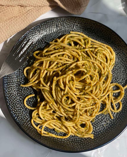 Roasted greens pasta 