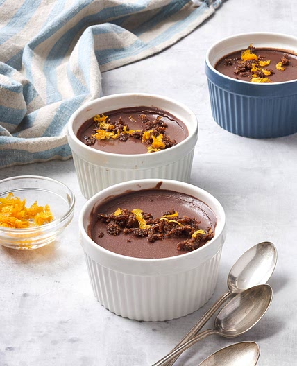 Chocolate Mousse with Orange Chili Sugar