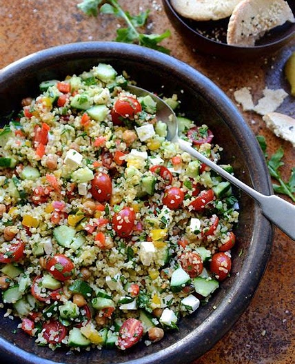 Bulgur wheat salad
