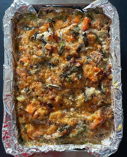 Salmon Baked Rice