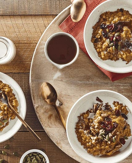 Slow-Cooker Spiced Pumpkin Oatmeal
