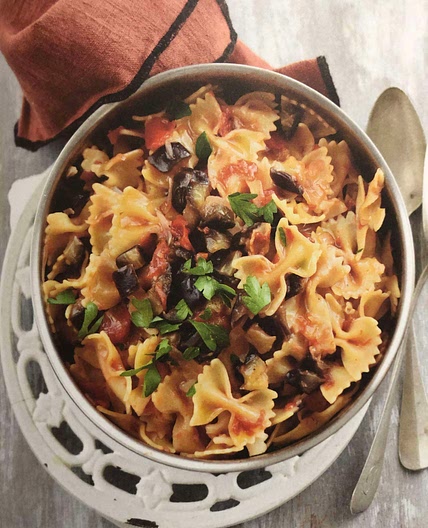 One pot pasta aux aubergines