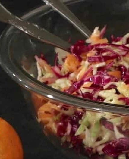 Citrusy Cabbage Carrot Salad