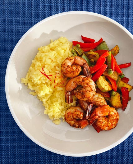 Moroccan Shrimp Bowl