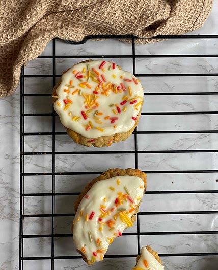 Low calorie birthday cake cookie 
