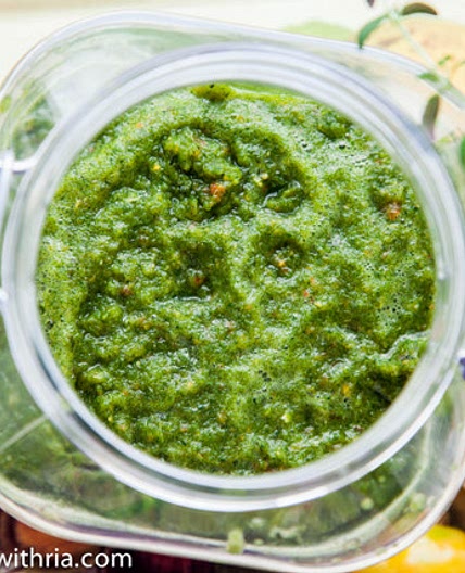 Caribbean Green Seasoning Recipe - Cooking With Ria